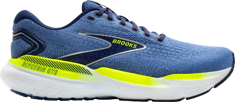 Brooks Glycerin GTS 21 Mens Running Shoes - Blue