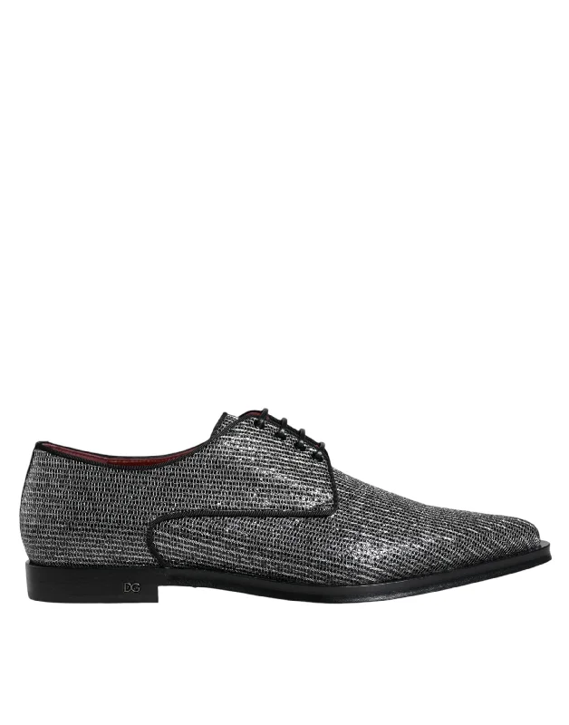 Dolce & Gabbana  Polyurethane Derby Formal Dress Men's Shoes