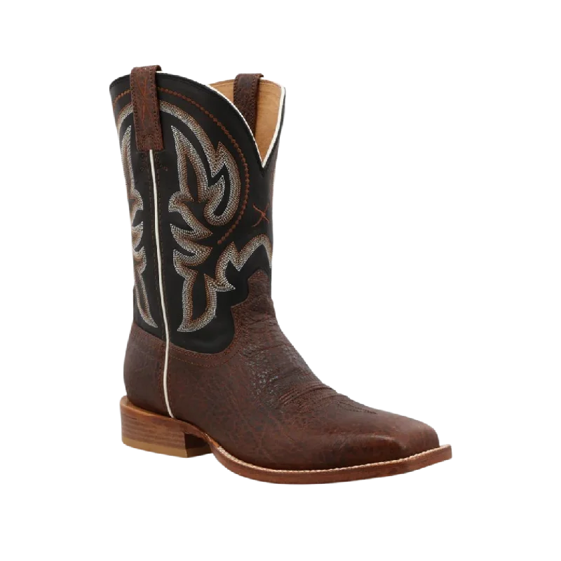 Twisted X Men's  Elephant Print & Antique Black Boot