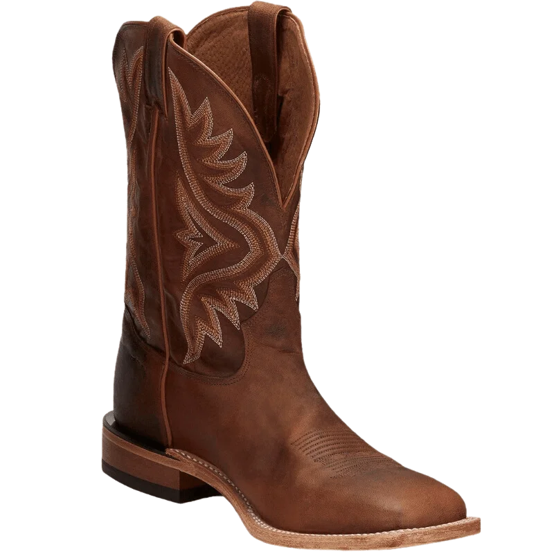 Tony Lama Men's Avett Honey Brown Americana Western Boots 7956