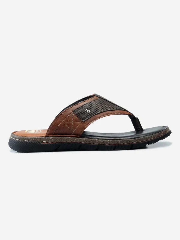 Men's Tan Thong Casual Sandal (ID4104)