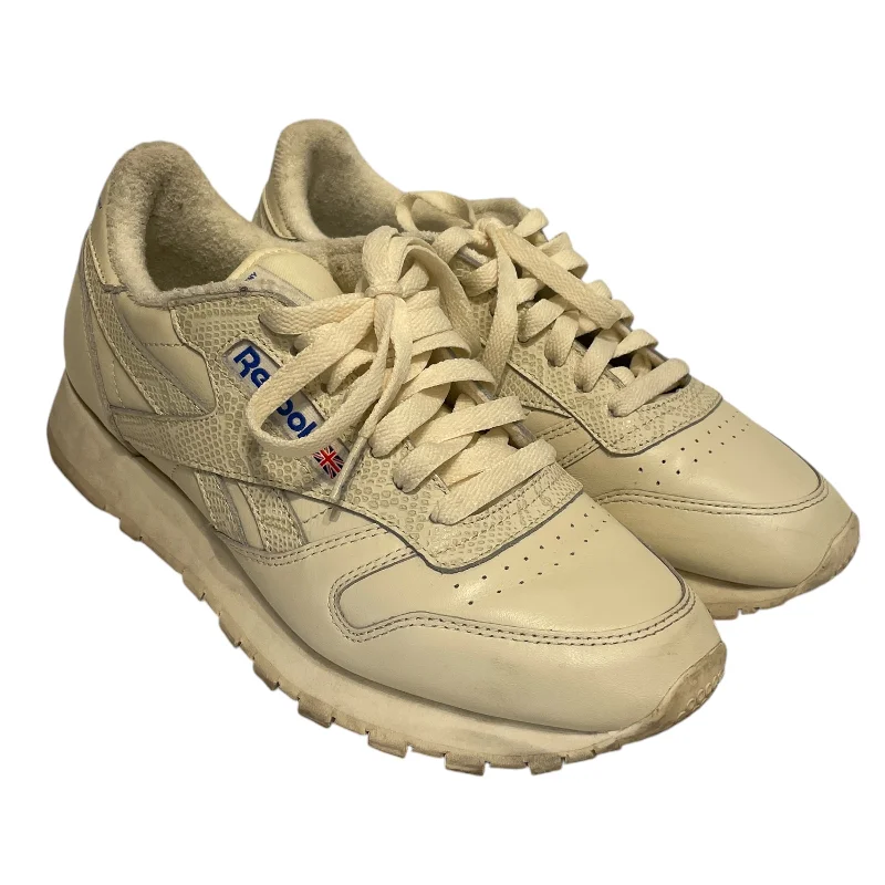 Reebok/Awake NY/Low-Sneakers/US 7/Leather/CRM/