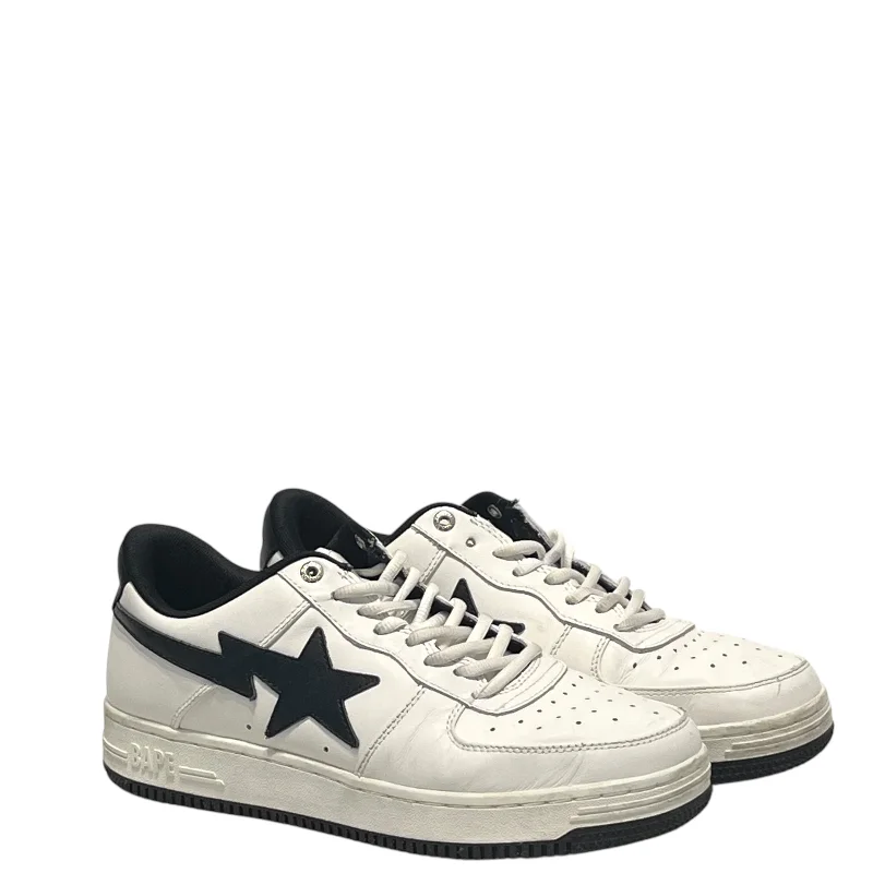 BAPE STA!/JJJJound/Low-Sneakers/US 9.5/Leather/WHT/