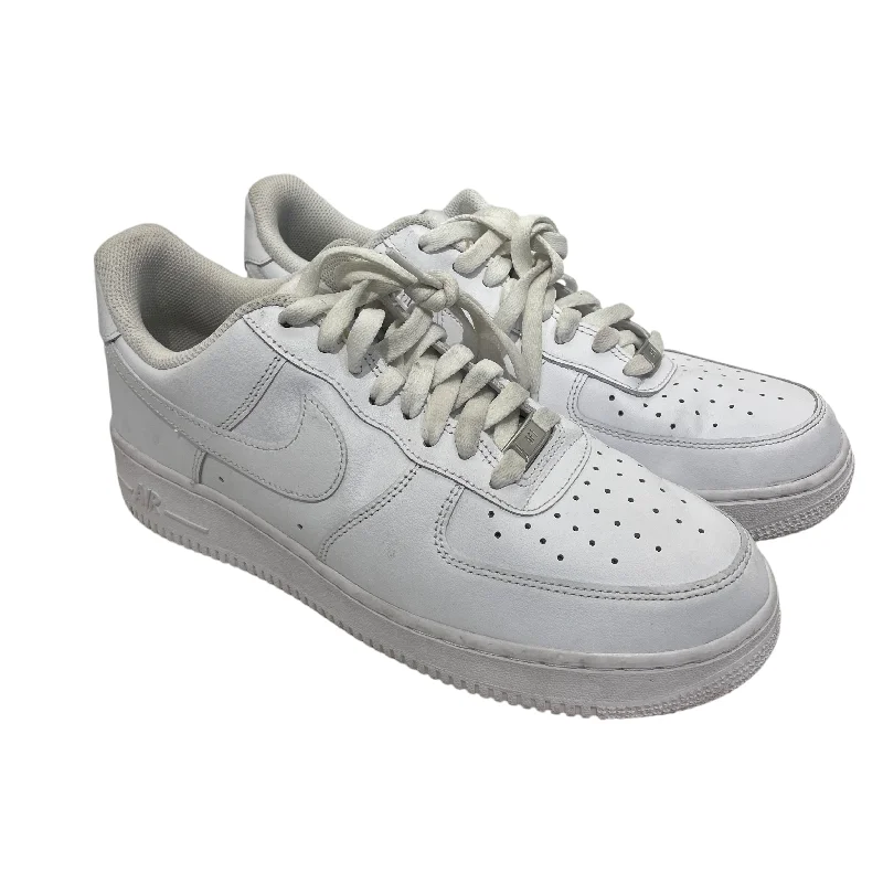 NIKE/AIR FORCE 1 07/Low-Sneakers/US 10/Leather/WHT/CW2288-111