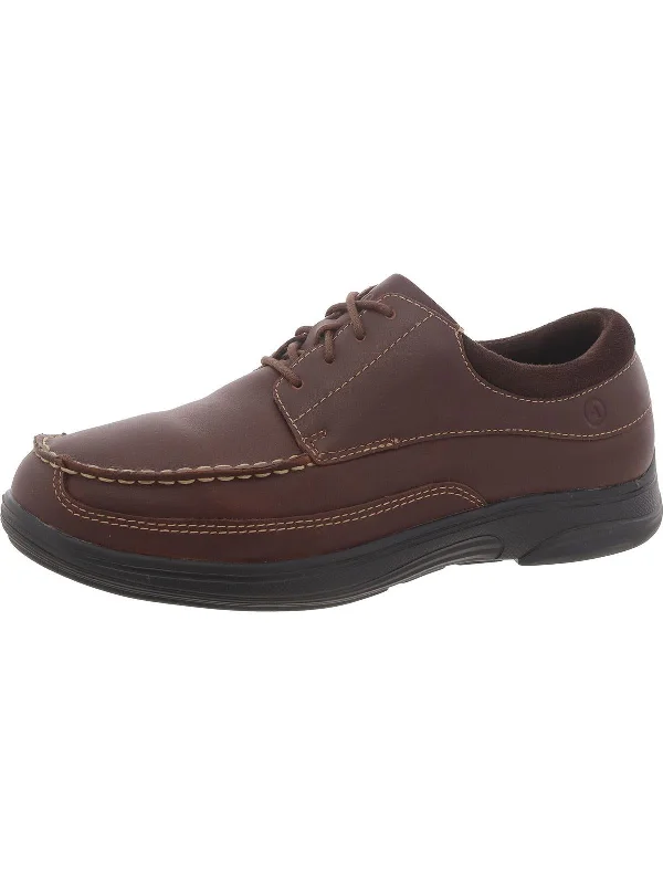 Mens Leather Lace Up Loafers