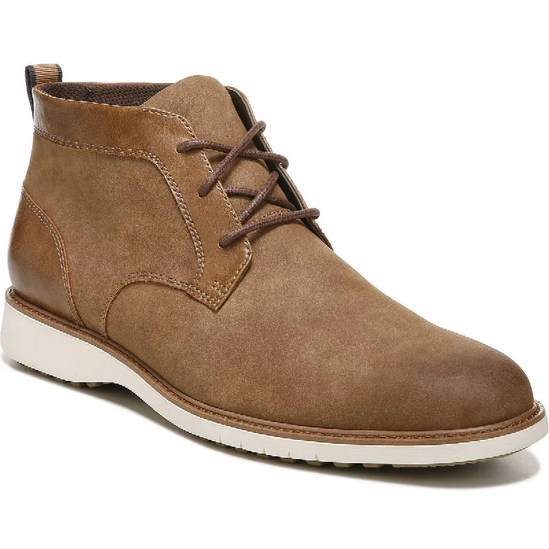 Dr. Scholl's Shoes Mens Sync Up Lace-Up Ankle Chukka Boots