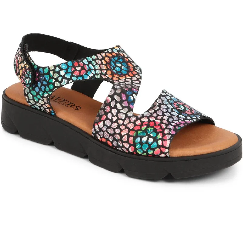 Ultra-Breathable Travel Sneakers Touch-Fasten Platform Sandals  - LYAN39013 / 325 392
