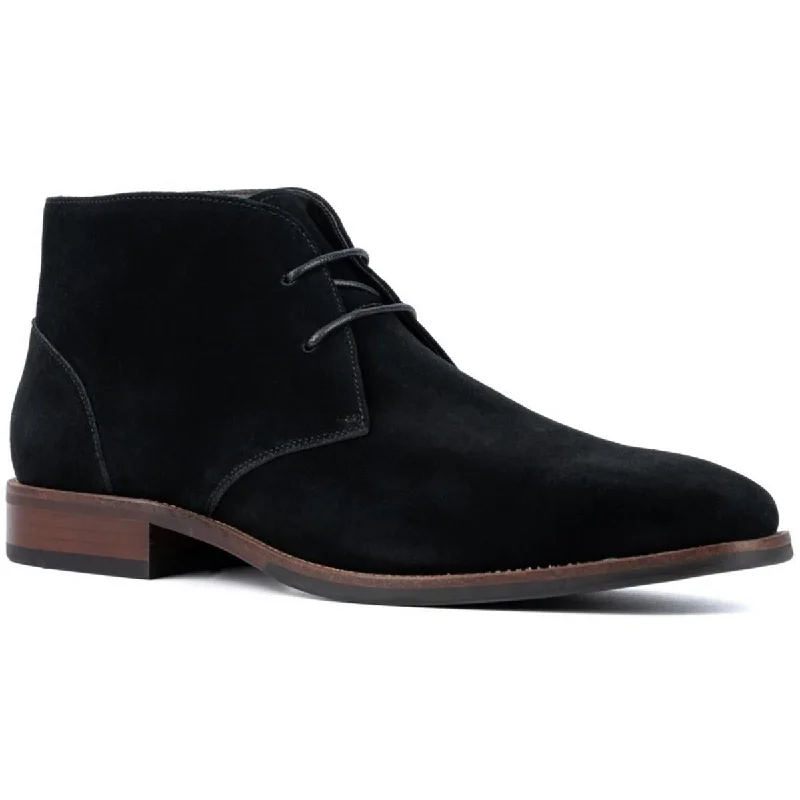 Vintage Foundry Co. Mens Aldwin Suede Square Toe Booties