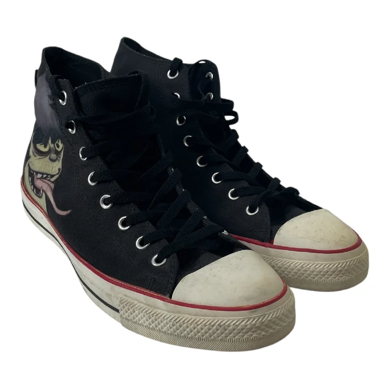 CONVERSE/Hi-Sneakers/US 13/Graphic/Cotton/BLK/GORILLAZ X CONVERSE CHUCK