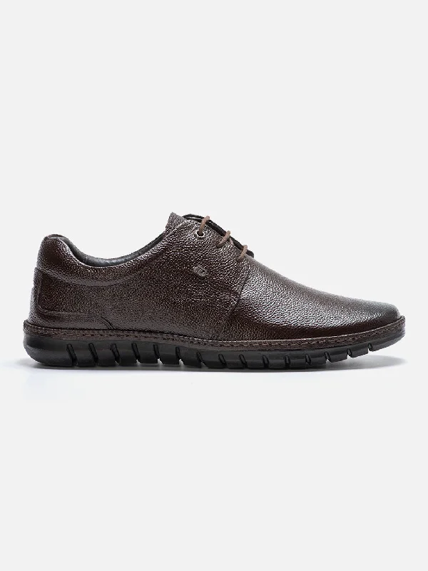 Men's Brown Comfort Fit Semi Formal Lace Up (ID2072)