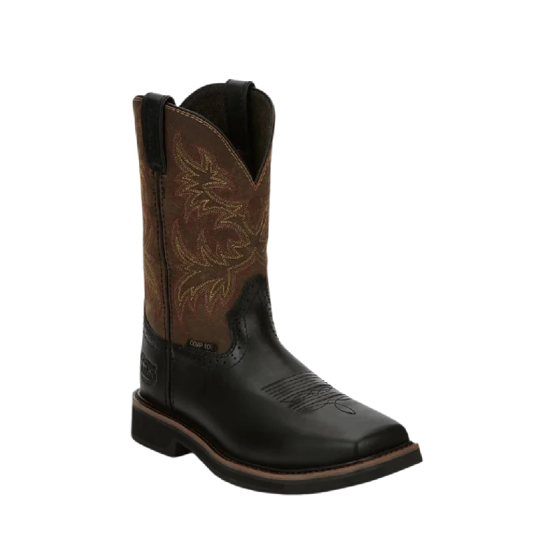 Justin Boot Men's Driller Composite Toe Work Boots