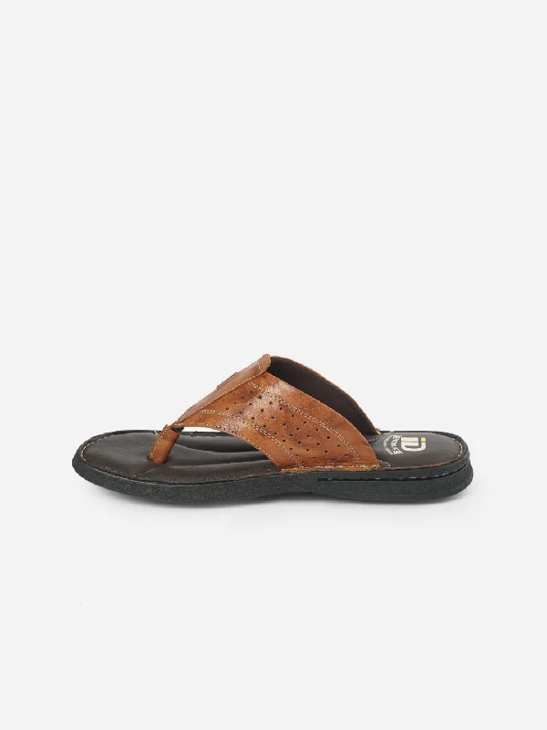 Men's Tan Thong Casual Sandal (ID4064)