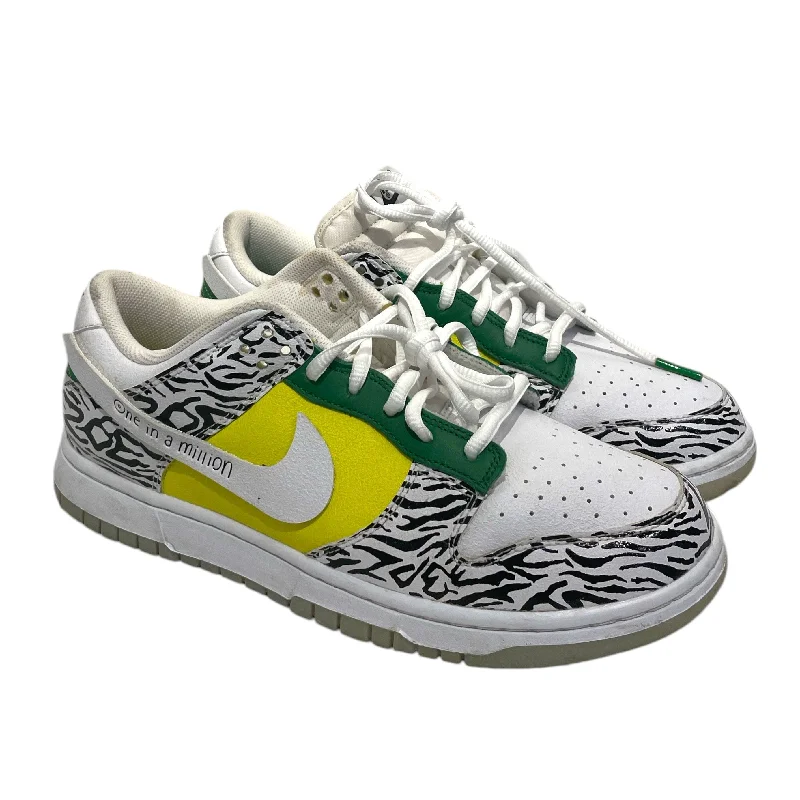 NIKE/Low-Sneakers/US 8.5/All Over Print/Leather/MLT/DR7305-100