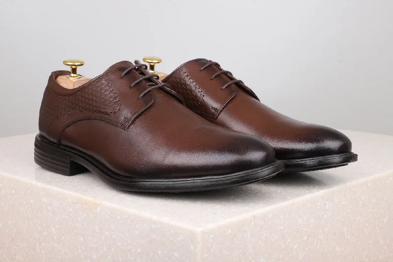 Office Lace-Up - Brown