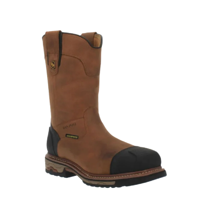 Dan Post Men's Tan Saddle Owen Waterproof Work Boot