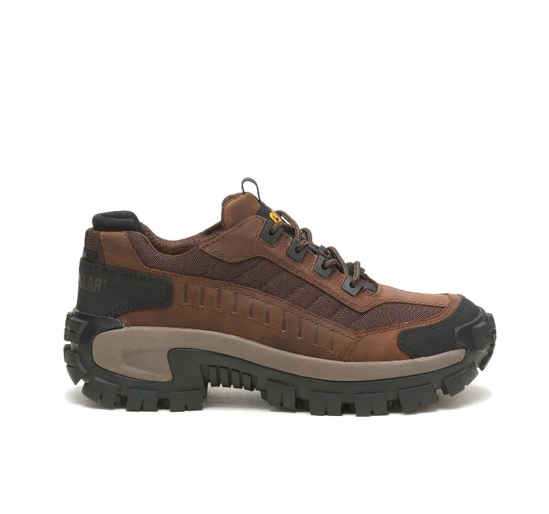 Invader Steel-Toe Work Shoe Dark Brown