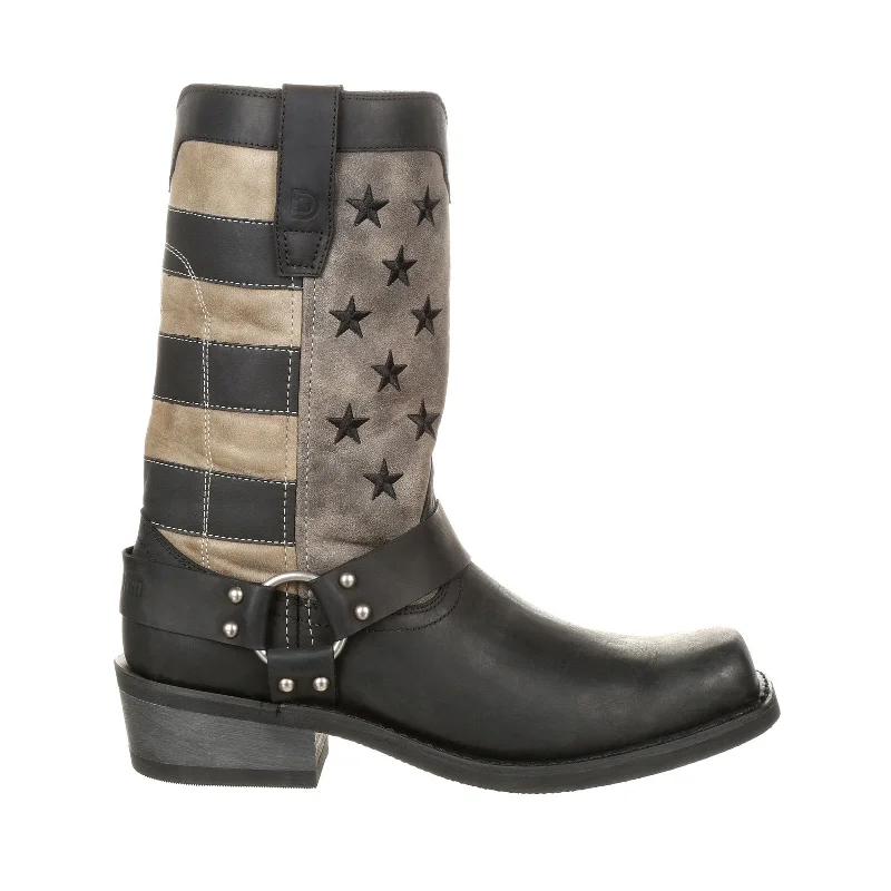 Trendy Walking Sport Shoes Durango Faded Flag Harness DDB0141 Mens Black Wide Cowboy Western Boots Trendy Walking Sport Shoes Durango Faded Flag Harness DDB0141 Mens Black Wide Cowboy Western Boots