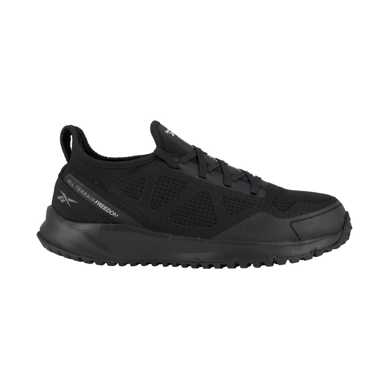 All Terrain Steel-Toe Athletic Work Shoe Black