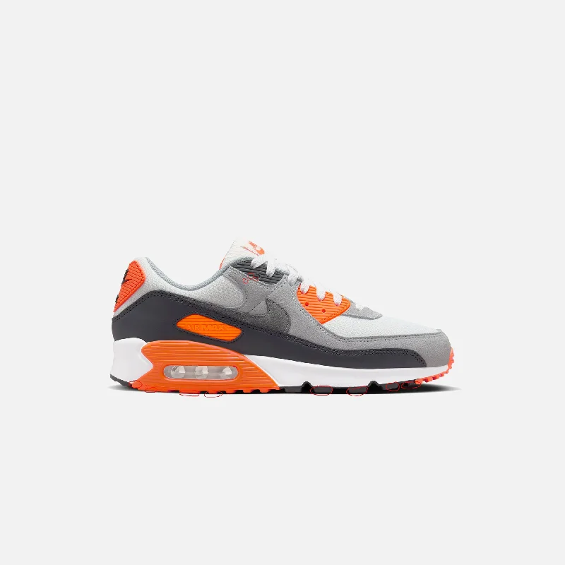 Nike Air Max 90 - Summit White / Safety Orange / Dark Smoke Grey / Smoke Grey