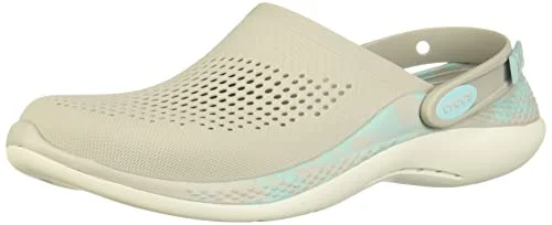 Crocs Unisex LiteRide 360 Marbled Clog Holzschuh, Pearl White/Multi, 39 EU