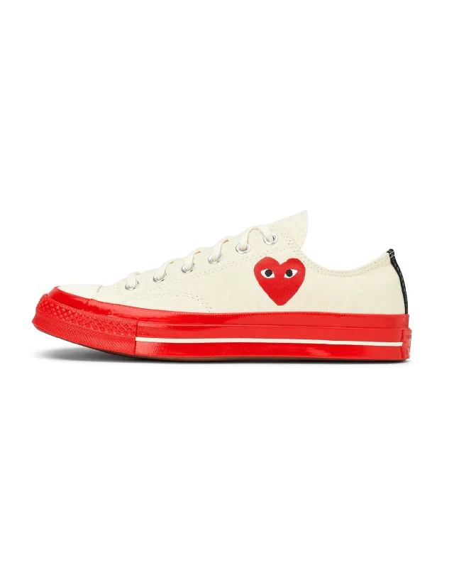 Converse CT70 Low Small Heart - Milk / Red / Red