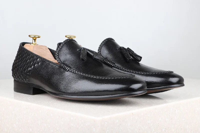 Atesber Formal Slipon-Black For Men