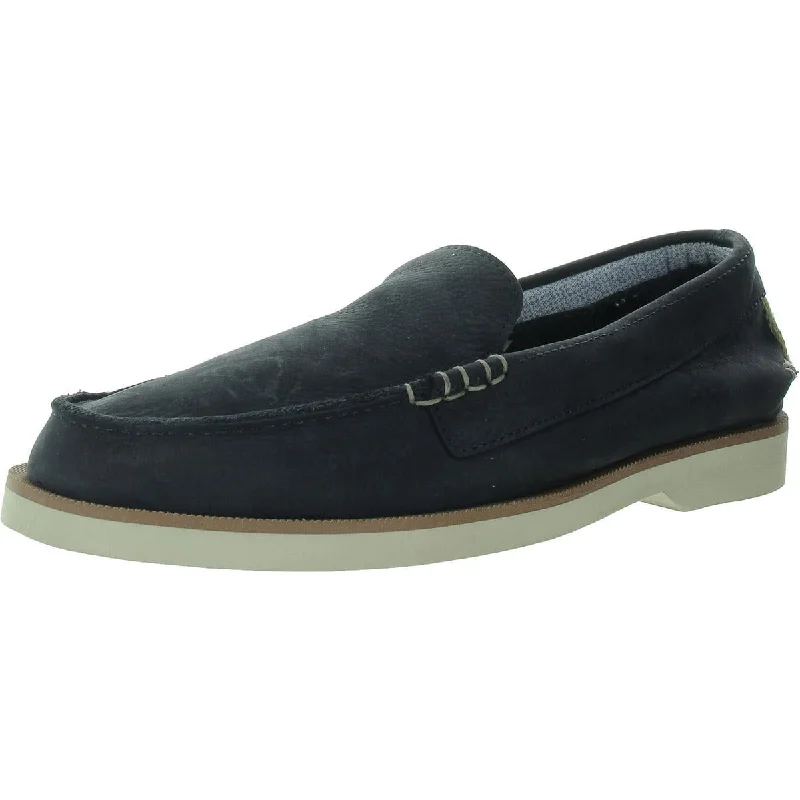 Mens Faux Leather Round toe Loafers