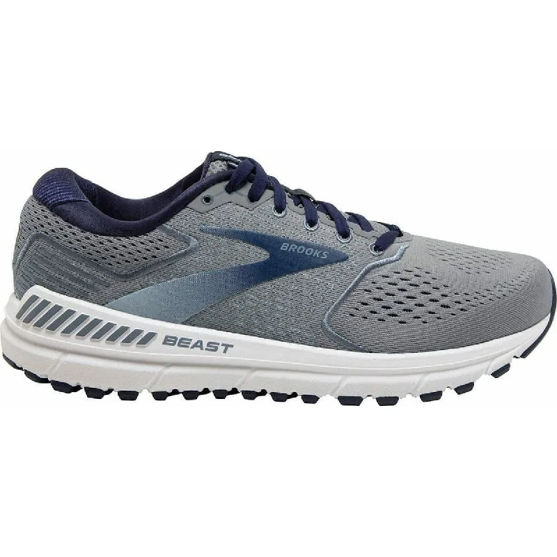 Brooks Beast 20 WIDE FIT Mens Running Shoes - Grey