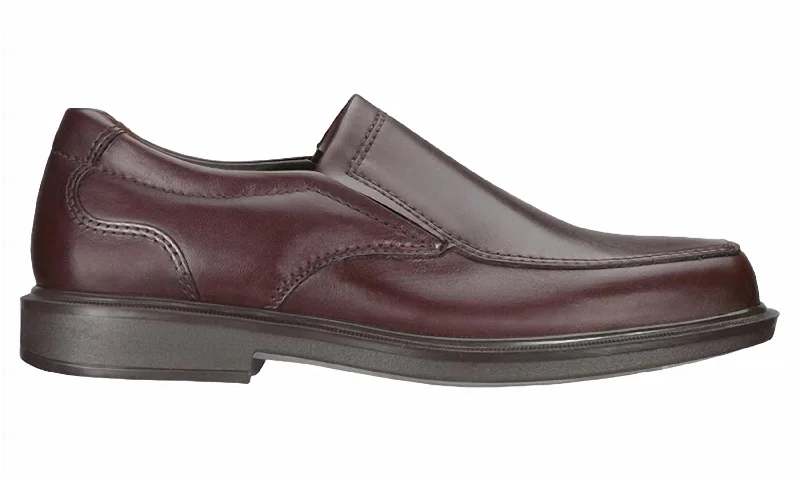 Men's Diplomat Brown Slip-On Shoe- D/medium Width