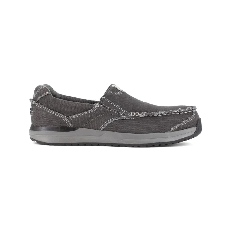 Langdon Composite-Toe Slip On Work Shoe Charcoal