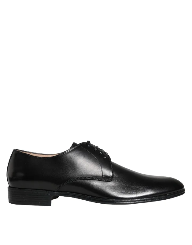 Dolce & Gabbana  Leather Derby Formal Dress Men's Shoes