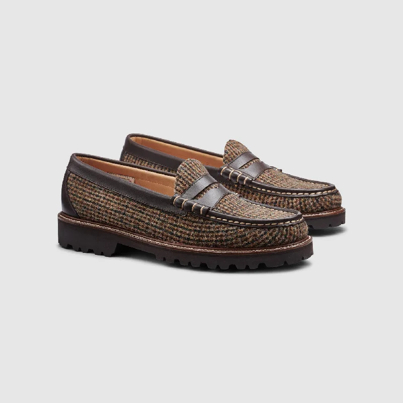 MENS LARSON HARRIS TWEED LUG WEEJUNS LOAFER