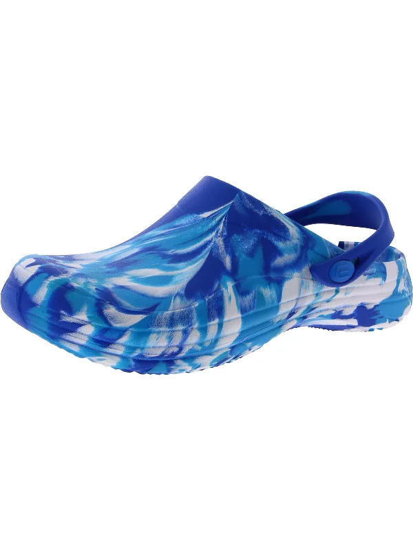 Eemez  Mens Tie-Dye Slip On Clogs