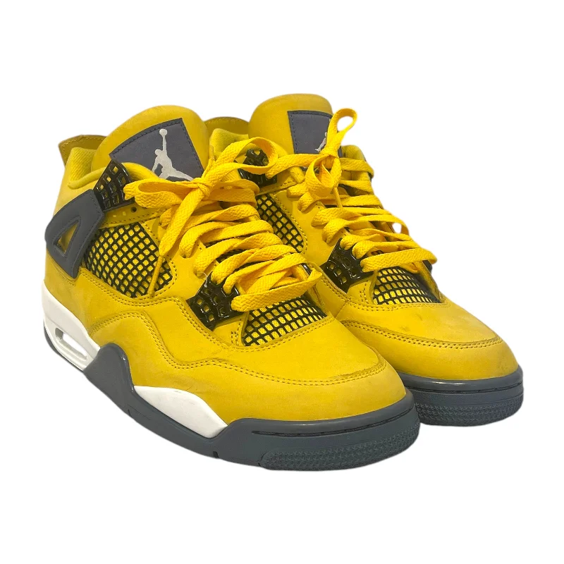 NIKE/AIR JORDAN 4 RETRO/Hi-Sneakers/US 8.5/YEL/CT8527-700