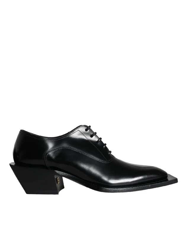 Dolce & Gabbana  Calfskin Leather Derby Dress Men Men's Shoes