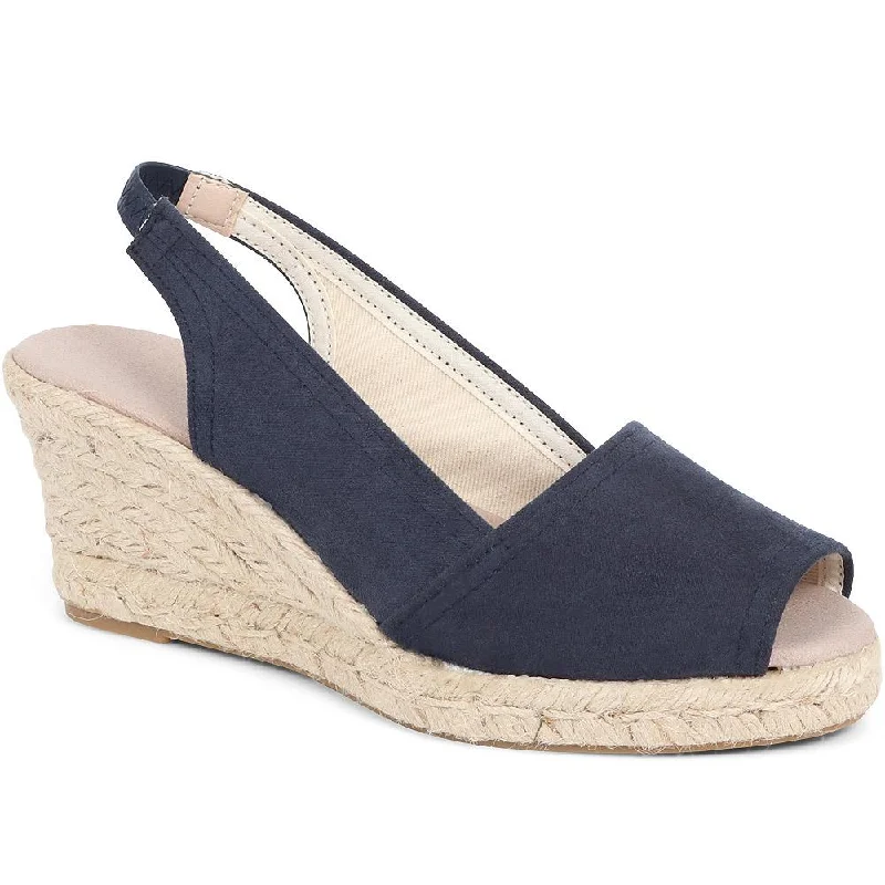 Peep Toe Wedge Sandals - VUL37001 / 323 762