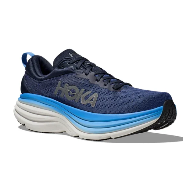 HOKA Men's Bondi 8 Wide Outer Space/ All Aboard