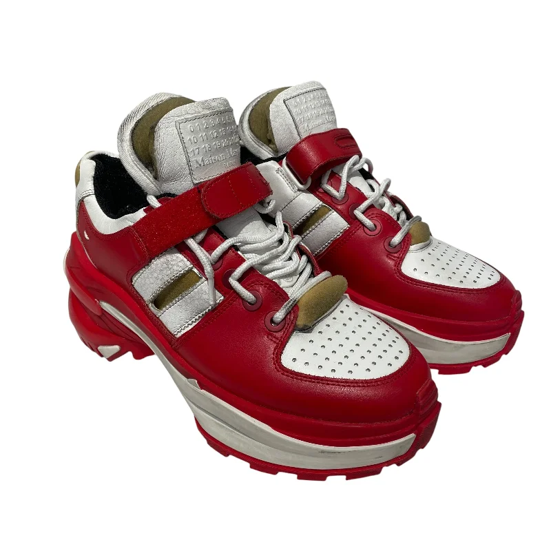 Maison Margiela/Low-Sneakers/EU 39/Leather/RED/FUSION