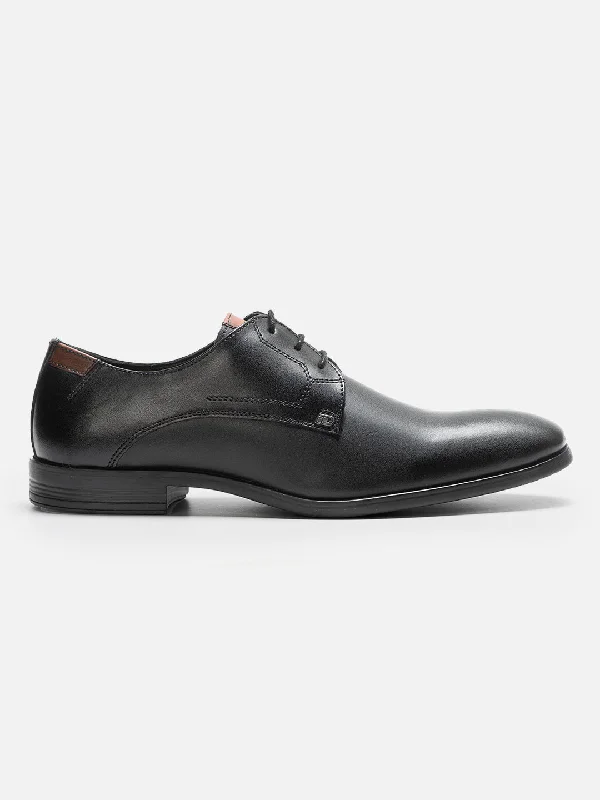 Men's Black Regular Toe Lace Up Formal  (ID2113)