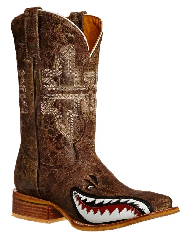 Mens Toastin A Gnarly Shark Boots