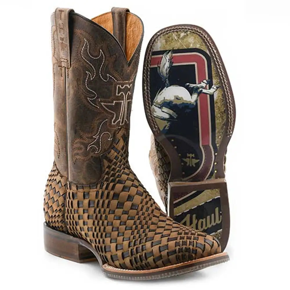 Ultra-Breathable Walking Shoes Tin Haul Dream Weaver/Bronc Rider - Men's Leather Cowboy Boot Ultra-Breathable Walking Shoes Tin Haul Dream Weaver/Bronc Rider - Men's Leather Cowboy Boot