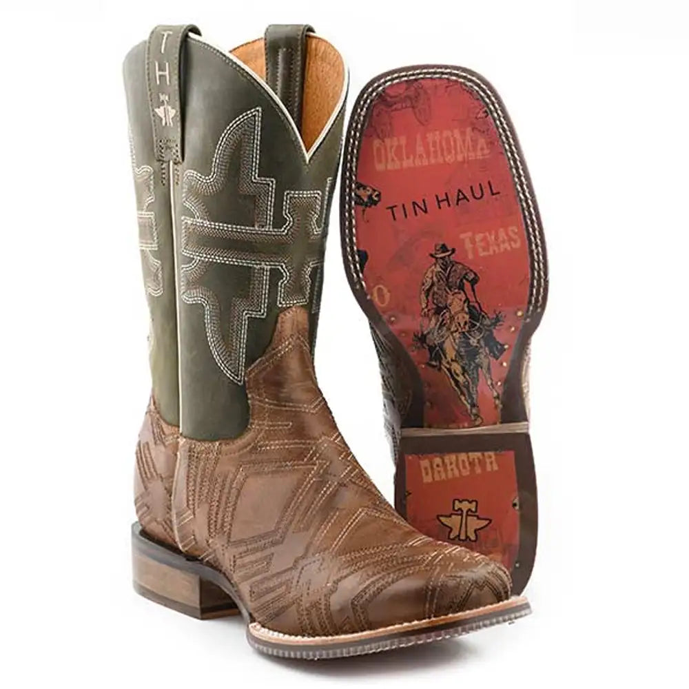 Modern Airflow Sneakers Tin Haul I'm In Stitches/Cowboy Heritage - Men's Leather Cowboy Boot Modern Airflow Sneakers Tin Haul I'm In Stitches/Cowboy Heritage - Men's Leather Cowboy Boot